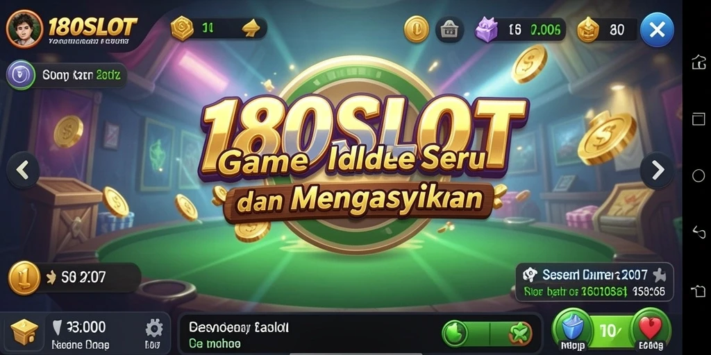 Screenshot gameplay <strong>180SLOT</strong> menampilkan serunya putaran slot yang mengasyikkan.