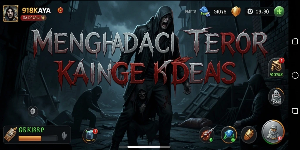 Tampilan gameplay menakutkan di dunia kegelapan 918KAYA.