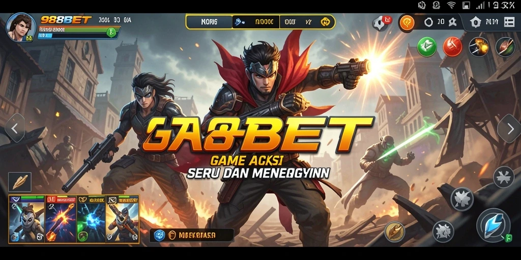 Screenshot gameplay 988BET yang intens dan mendebarkan.