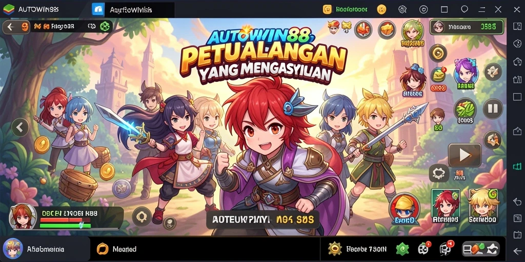 Gameplay menarik dari AUTOWIN88 dengan karakter anime.