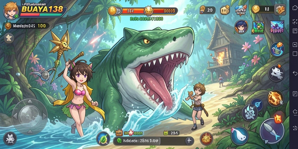 Tampilan menawan dari gameplay Anime yang seru.