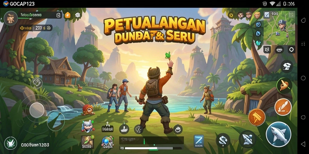 Tampilan gameplay GOCAP123 yang memukau dan imersif.