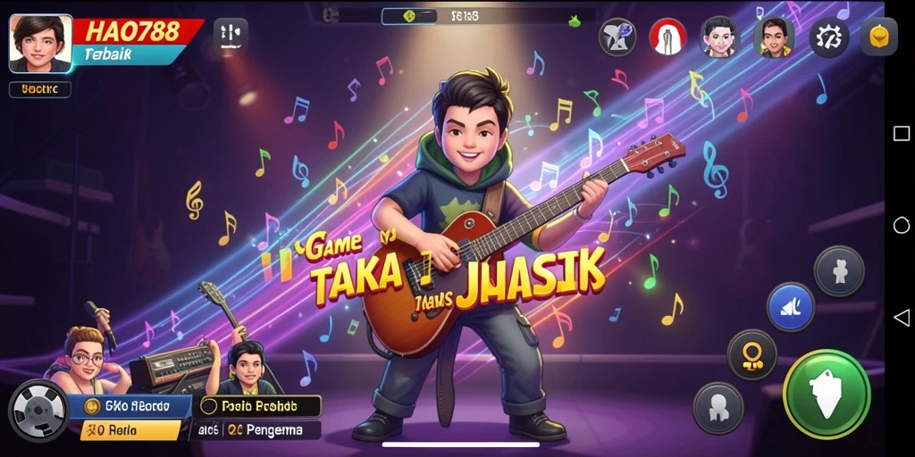 Tampilan gameplay HAO788 yang interaktif dan penuh warna.