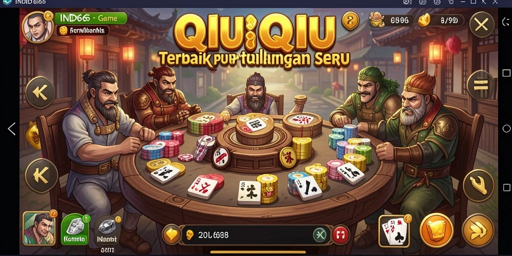 Gameplay seru QiuQiu di IND666.