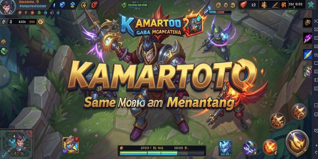 Tampilan gameplay KAMARTOTO yang memukau dengan strategi tim yang cerdas.