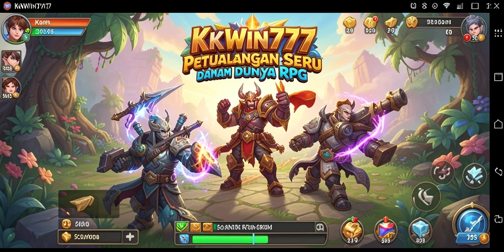Gameplay seru KKWIN777 dengan aksi RPG yang menegangkan.