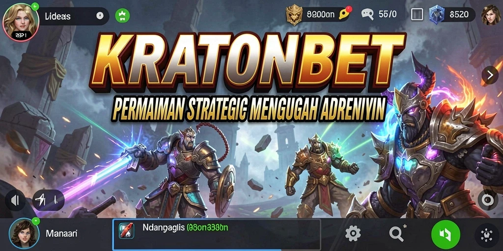 Tampilan gameplay KRATONBET yang mendebarkan dan penuh strategi.