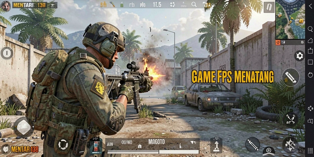 Screenshot dari gameplay MENTARI138 yang menampilkan aksi mendebarkan.