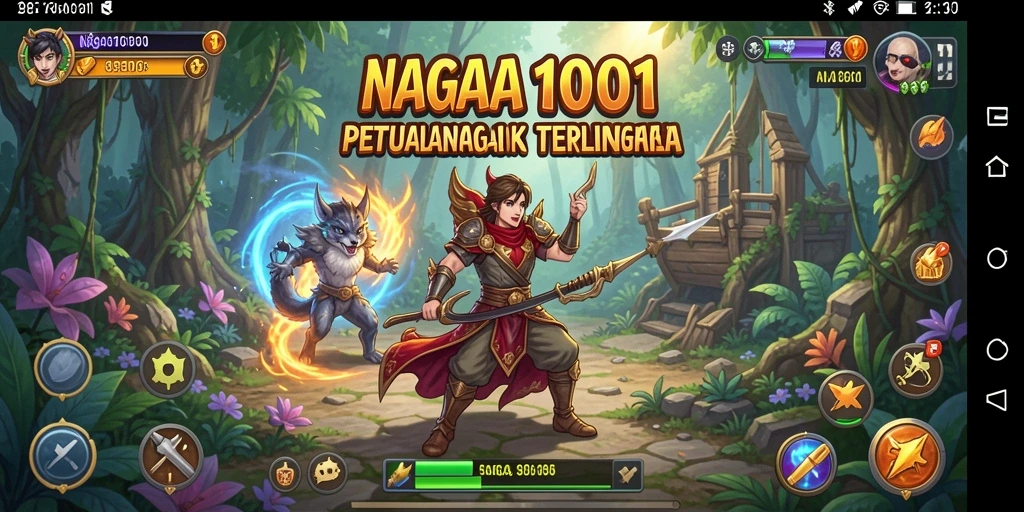 Tangkapan layar NAGA1001 menampilkan aksi seru dalam game petualangan.