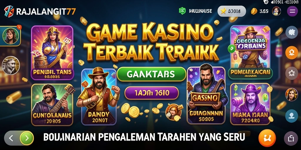 Tampilan gameplay menarik dari RAJALANGIT77 dengan grafis yang memukau.