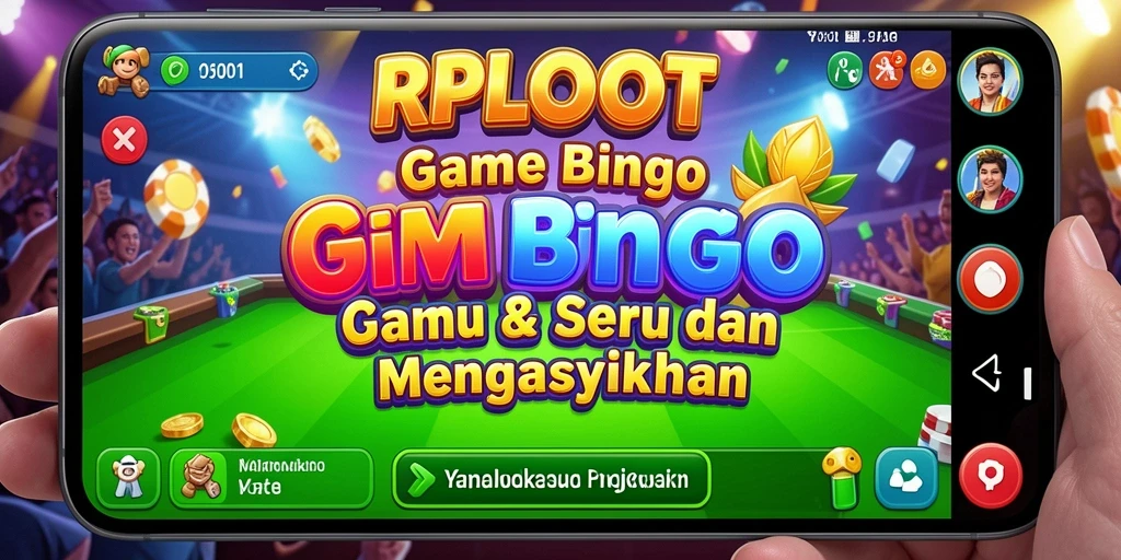 Tampilan gameplay seru dalam permainan Bingo RPLOOT.