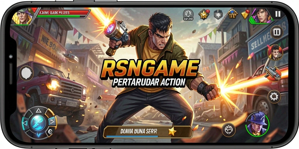Tampilan gameplay RSNGAME yang penuh aksi dan ketegangan.