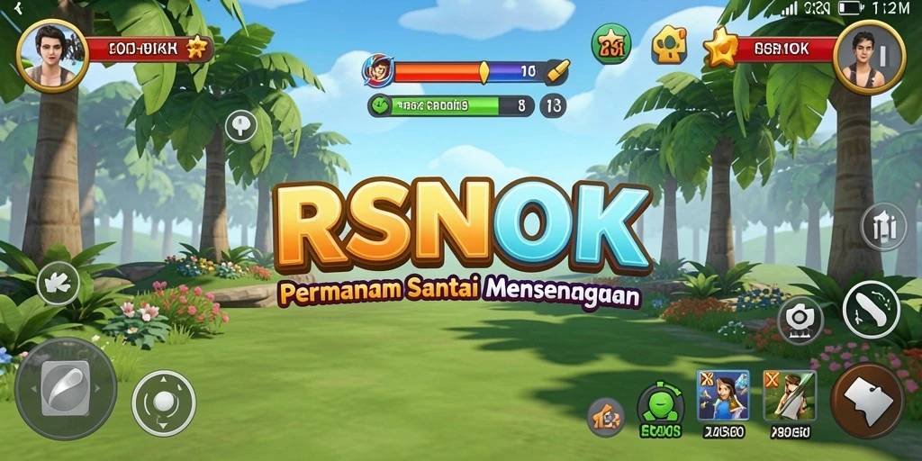 Screenshot gameplay RSNOK yang menarik dan penuh warna.