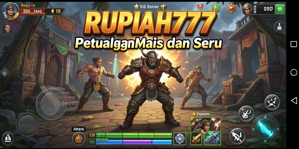 Tampilan gameplay RUPIAH777 yang penuh aksi dan petualangan.
