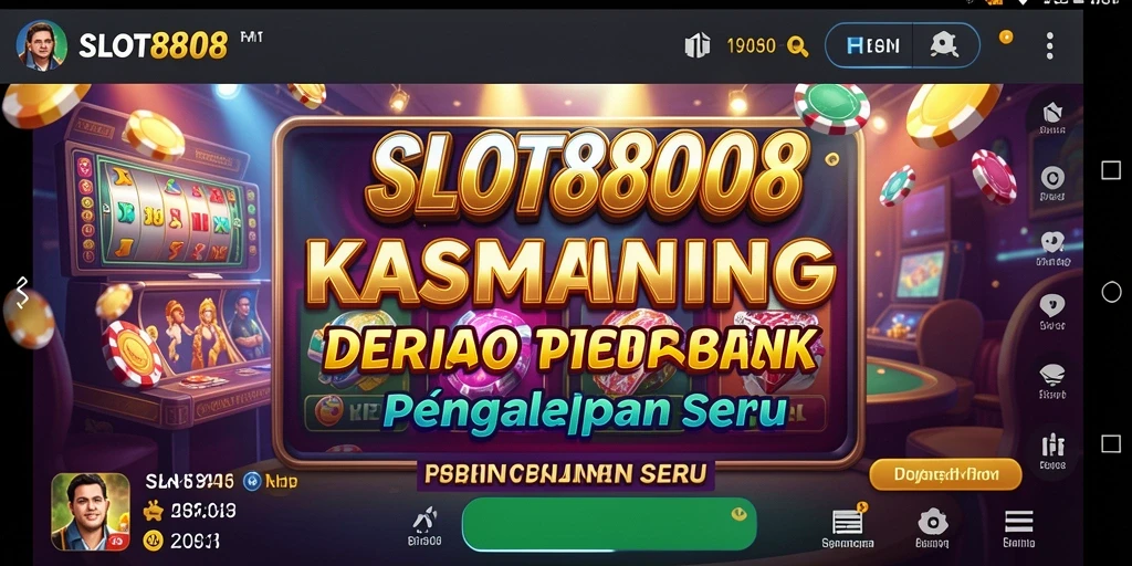 Tampilan menarik dari gameplay Kasino SLOT8808 yang penuh warna.