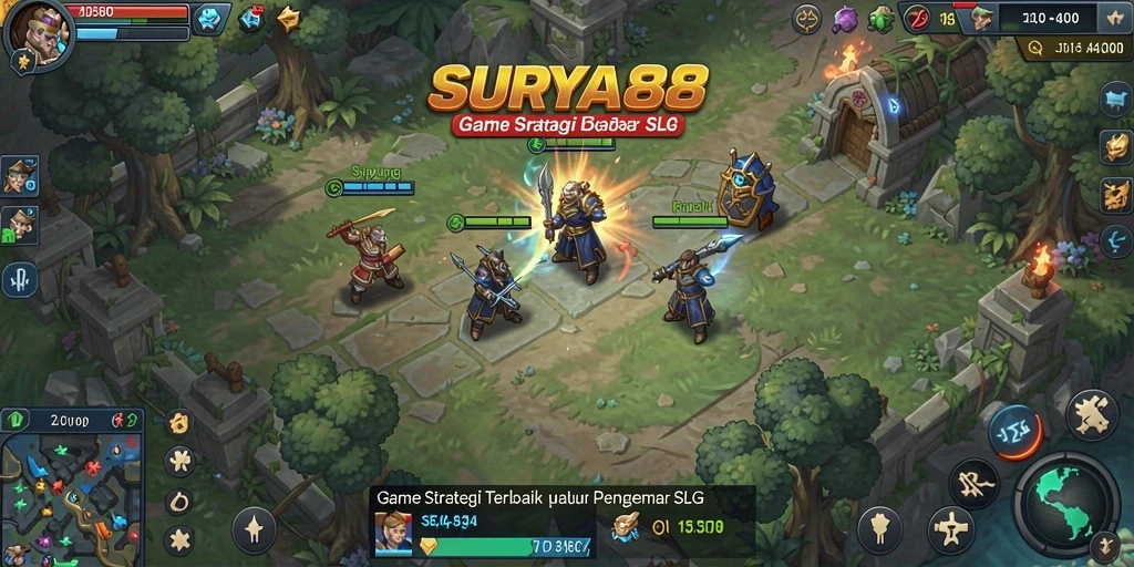 Tampilan gameplay menarik di SURYA88 dengan berbagai strategi yang bisa diterapkan.
