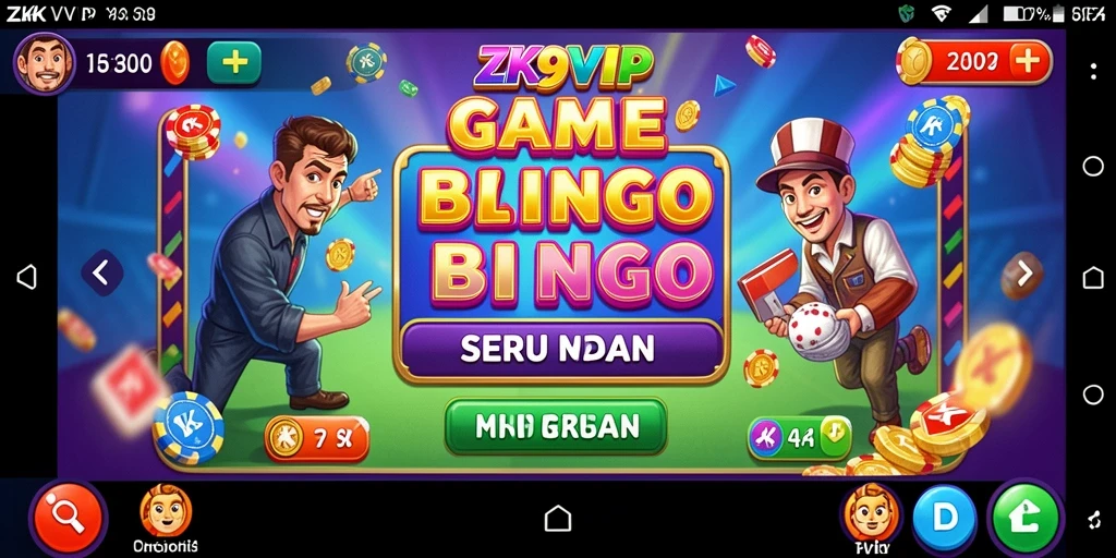 Tampilan gameplay ZK9VIP yang memukau dan interaktif.